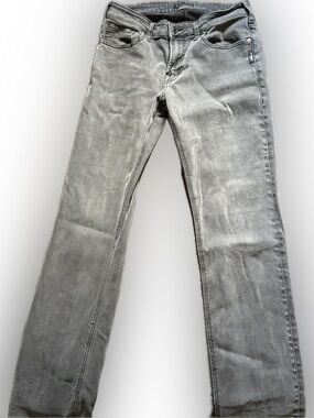 Silver Jeans Straight Leg Women's Gray Denim Jeans